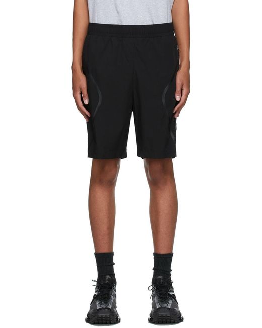 A_COLD_WALL* Black Mid-Rise Track Shorts for men