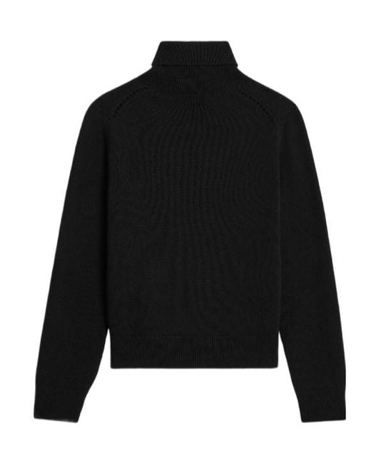Céline Black Turtleneck Sweater