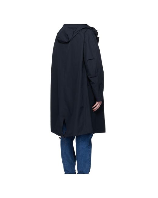 A.P.C. Blue Long Sleeve Parka for men