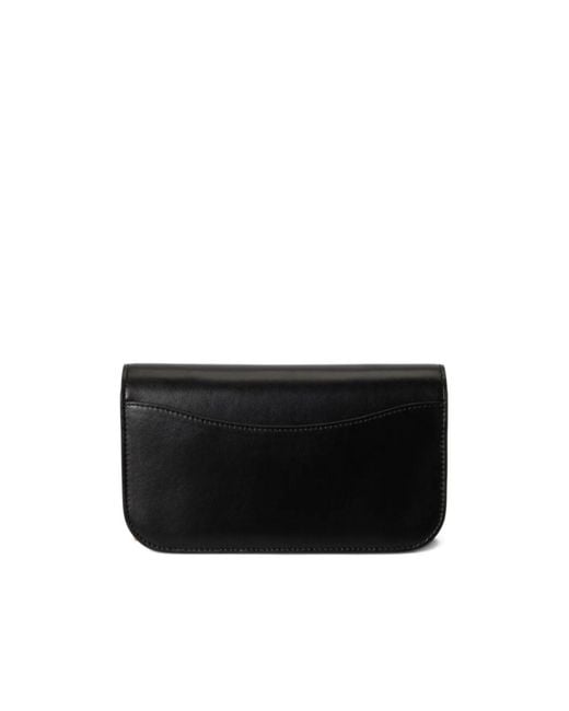 Polo Ralph Lauren Black Chain Strap Shoulder Bag