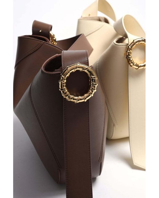 Lanvin Brown Single Shoulder Bag Without Buckle