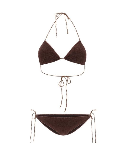 Oseree White Oséree Lumière Triangle Bikini Set