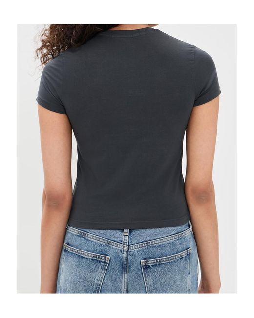 SLVRLAKE Denim Blue Short-Sleeved T-Shirt