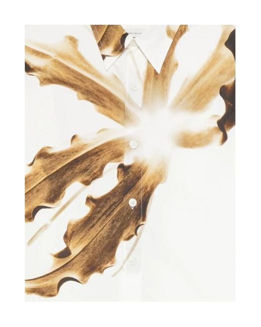 Dries Van Noten White Long Sleeve Shirt for men