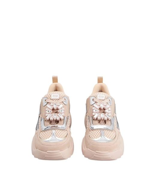 Roger Vivier Pink Viv' On The Run Sneakers