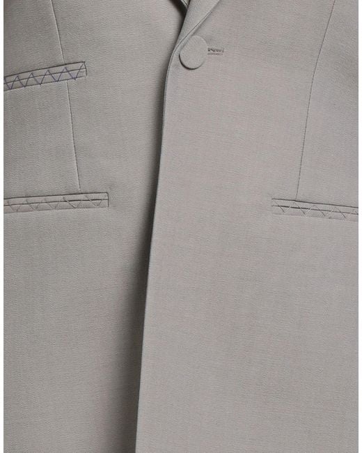 Burberry Gray Simple Single- Suit