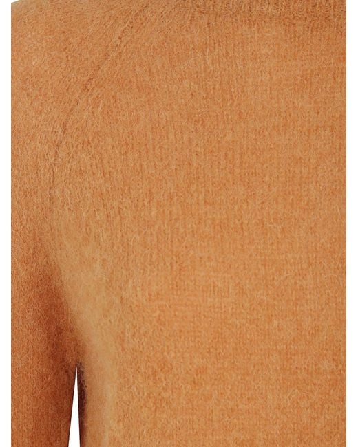 Baserange Brown Crew Neck Knitwear