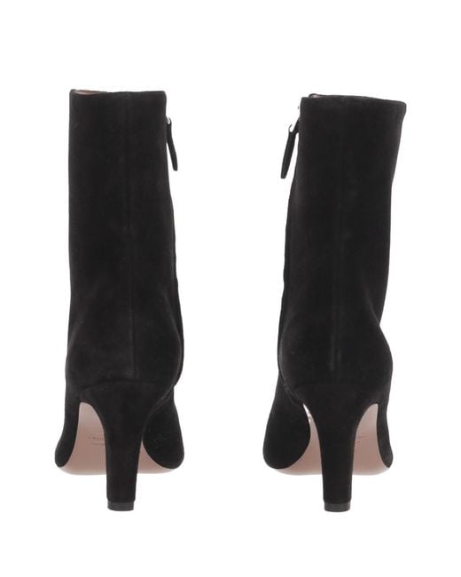 Paris Texas Black Zippered Ankle Boots