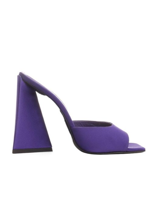 The Attico Purple The Devon Heeled Mules