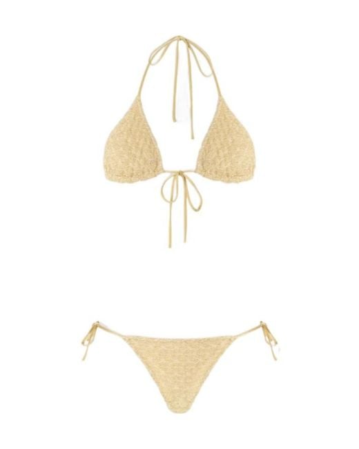 Missoni Metallic Triangle Bikini
