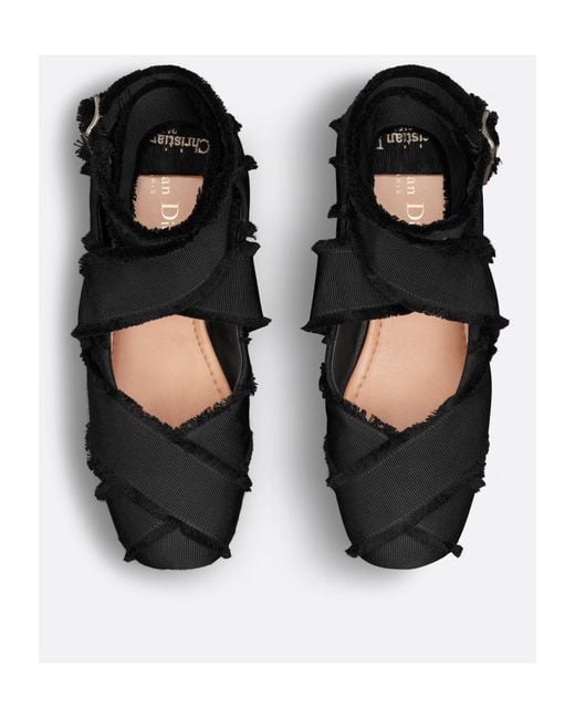 Dior Songe Ballet Flat in Black | Lyst