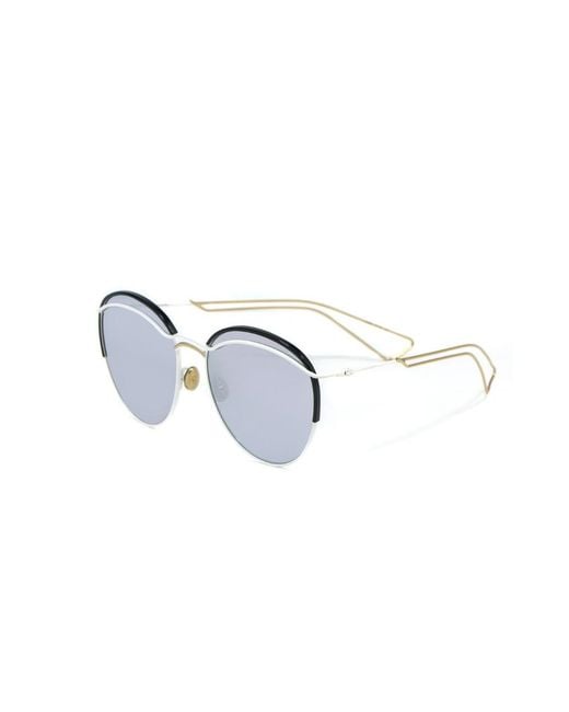 Dior Metallic Round Sunglasses