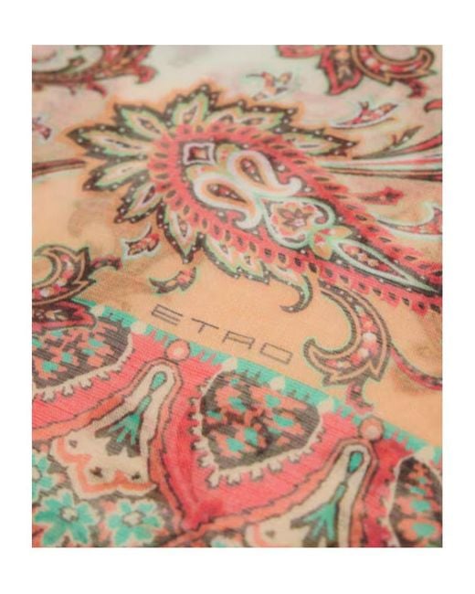 Etro Natural Orfeo Paisley Scarf for men