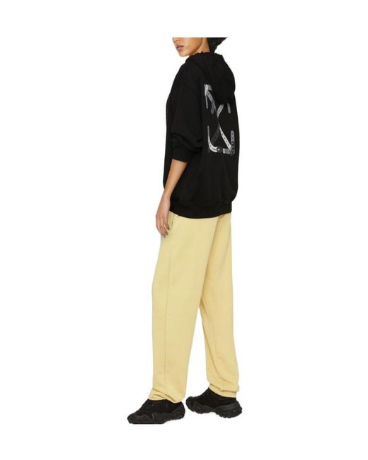 Off-White c/o Virgil Abloh Black Arrow Motif Drawstring Hoodie