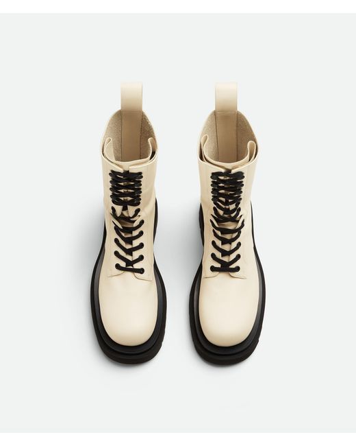 Bottega Veneta Natural Lug Leather Boots