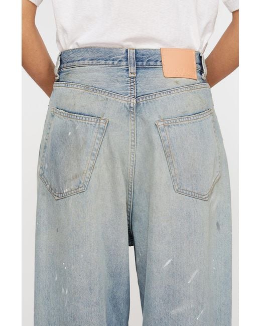 Acne Blue Super Baggy Fit Jeans