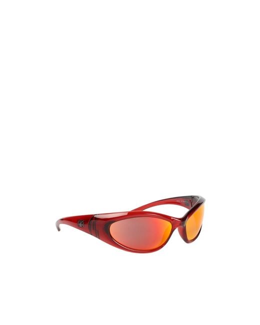 Balenciaga Red Eyewear Cat-Eye Sunglasses for men