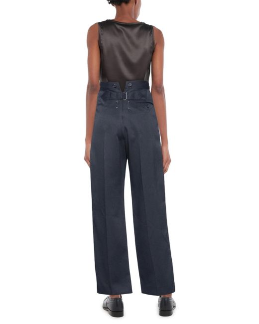 Maison Margiela Blue Straight-Leg Pants