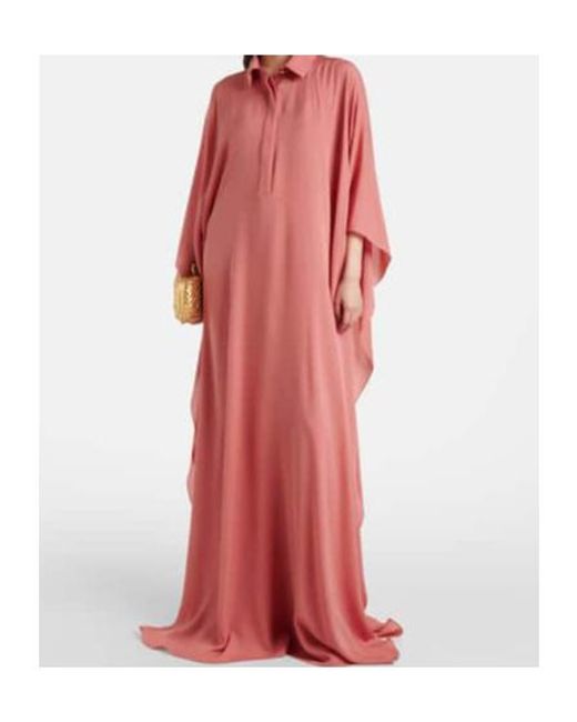Elie Saab Pink Pleated Detail Gown