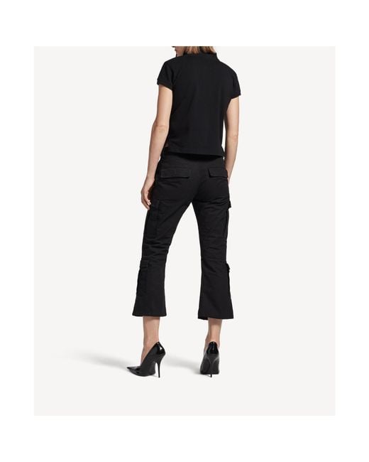 Balenciaga Black Cargo Capri Pants