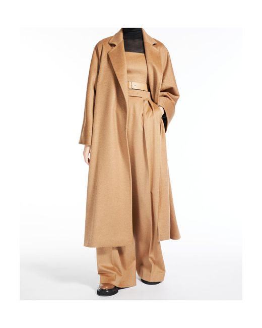 Max Mara Natural Elegant Camel Outerwear For The Modern