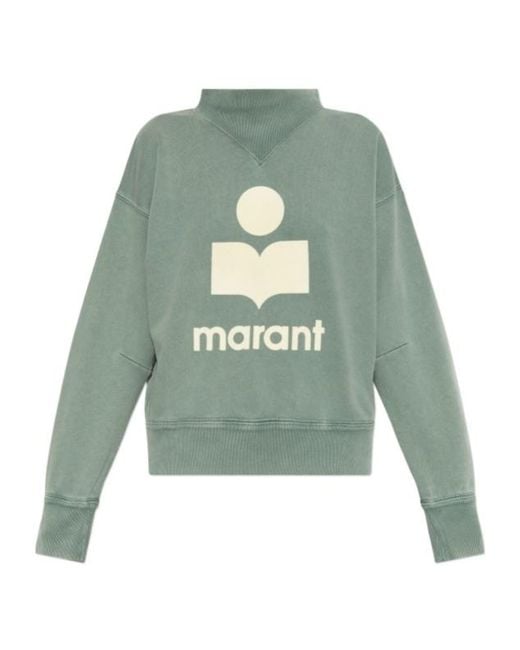 Isabel Marant Green Isabel Marant Étoile Moby Crewneck Sweatshirt