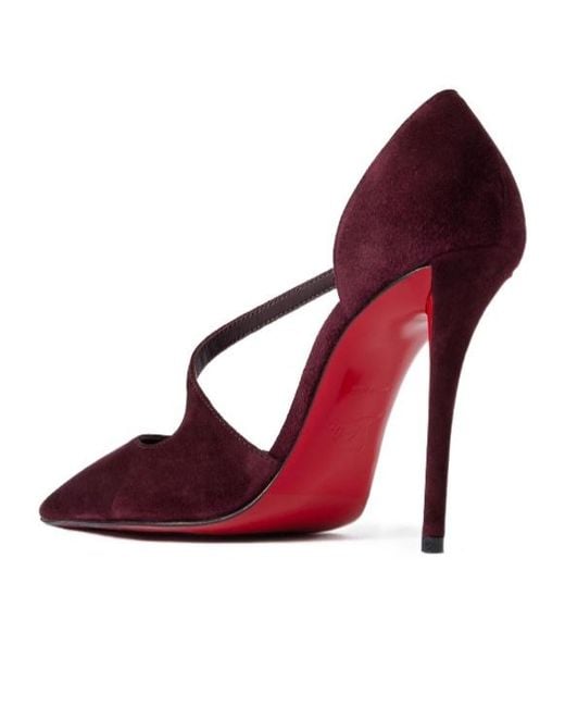 Christian Louboutin Purple Miss Ziggyta Pointed Toe Pumps