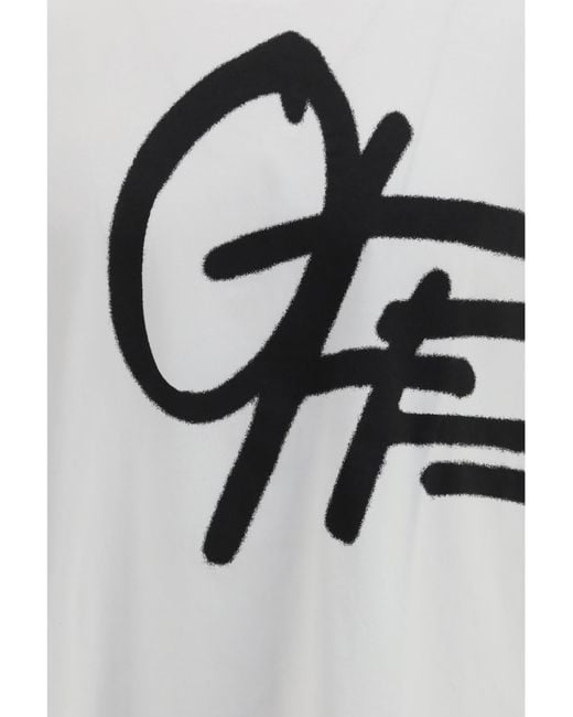 Off-White c/o Virgil Abloh White Spray Logo Skate T-Shirt for men