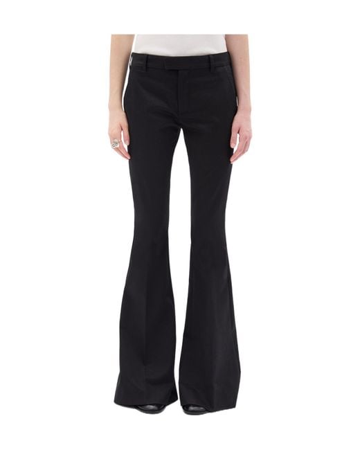 Ann Demeulemeester White Twill Trousers