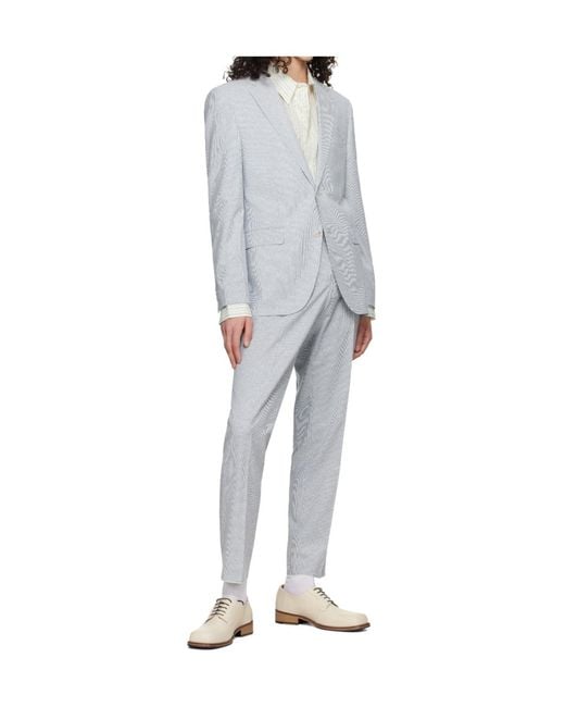 Boss Gray Boss Two-Piece Regular-Fit Suit for men