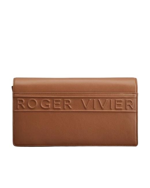 Roger Vivier Brown Viv' Choc Crossbody Bag