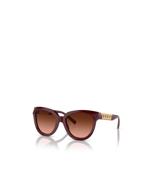 Tiffany & Co Brown Geometric Frame Sunglasses