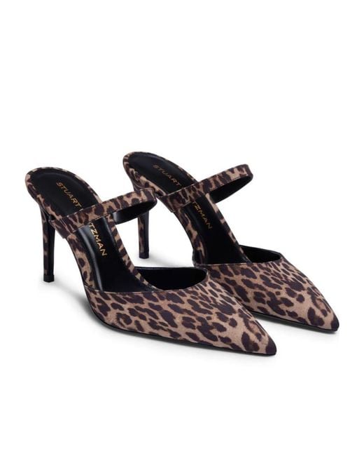 Stuart Weitzman Brown Stuart Power Mule 85