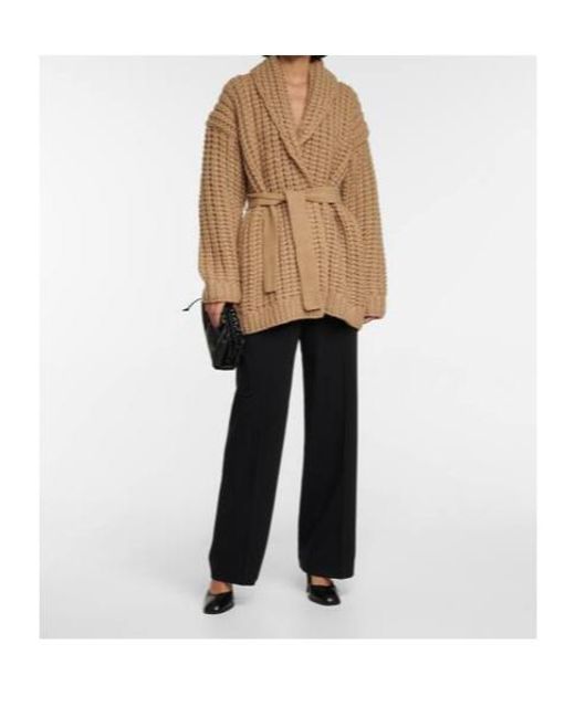 Altuzarra Brown Haines Wool-Blend Cardigan