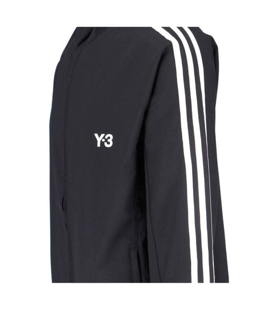 Y-3 Blue Logo-Printed Zipped Jacket for men