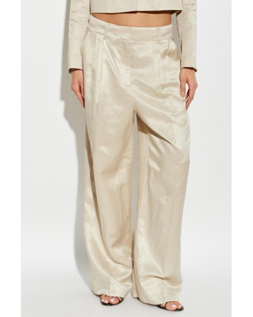AllSaints Natural Helena Wide-Leg Pants