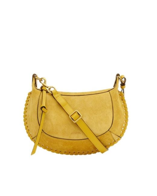 Isabel Marant Yellow Oskan Moon Shoulder Bag