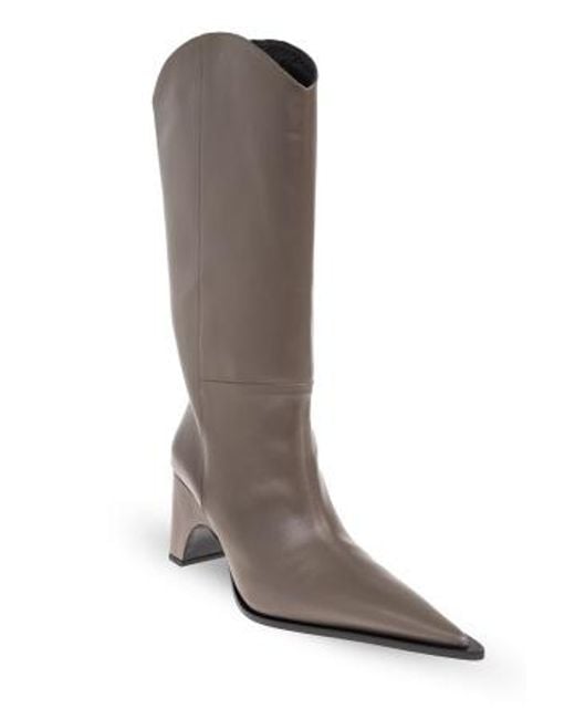 Coperni Brown Bridge Cowboy Leather Boots