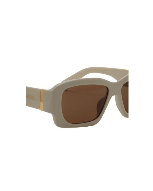 Linda Farrow Brown Full Frame Sunglasses