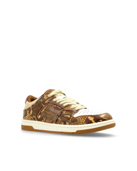 Amiri Brown Lace-Up Sneakers for men