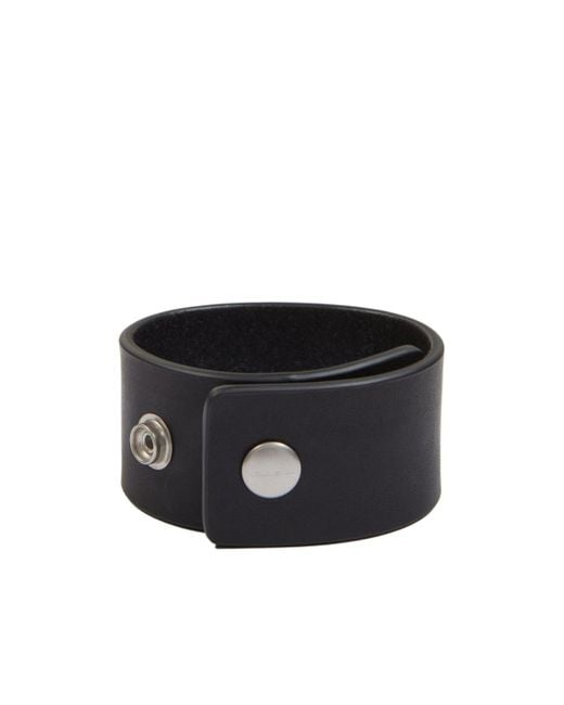 Rick Owens Black Anthem Bracelet for men