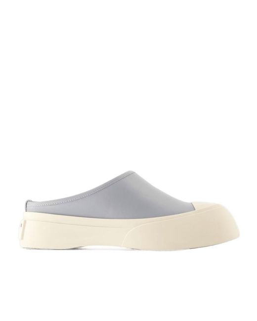 Marni White Pablo Mules for men