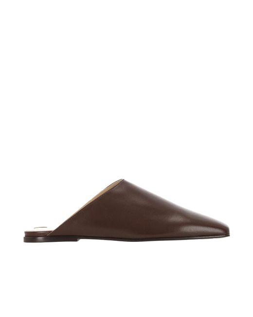 Loro Piana Brown Slip-On Sandals