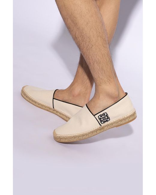 Off-White c/o Virgil Abloh White Anglette Arrow-Embroidered Slip-On Espadrilles for men