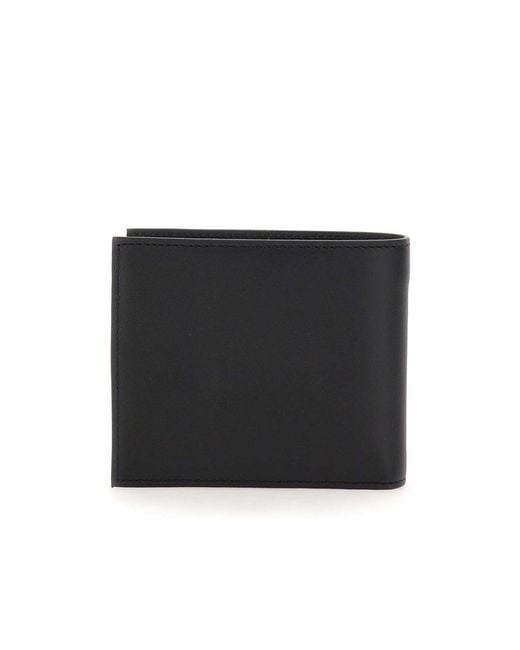 Paul Smith Black Striped Bi-Fold Wallet for men
