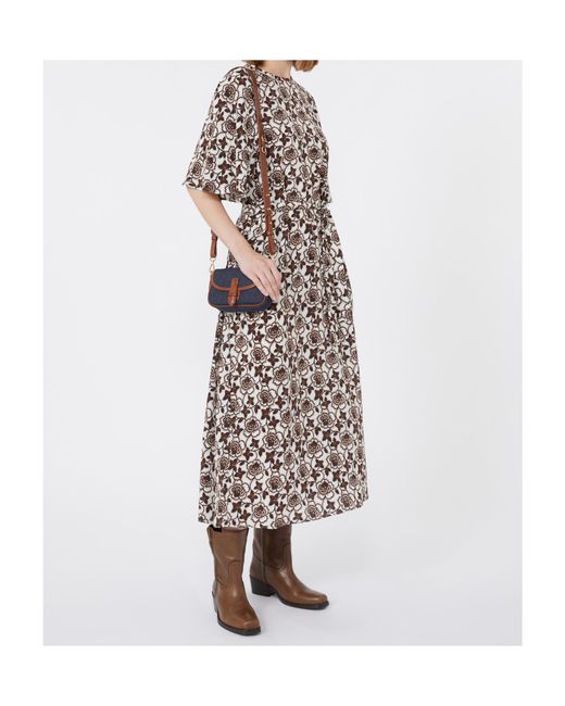 Weekend by Maxmara Natural Silk Crepe De Chine Dress