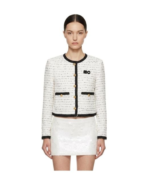 Marissa Chiara White Long-Sleeved Jacket