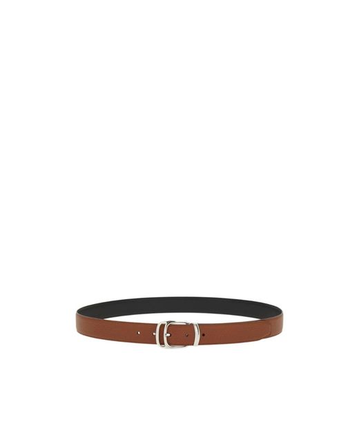 Ferragamo White Reversible And Adjustable Belt for men