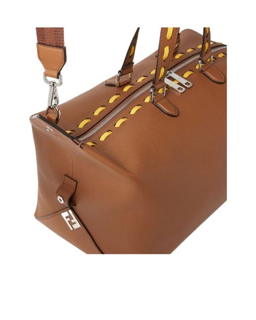 Fendi Brown Lui 45 Duffle Bag for men