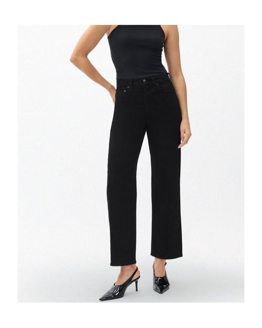Rag & Bone Black Shea Belt Loop Jeans